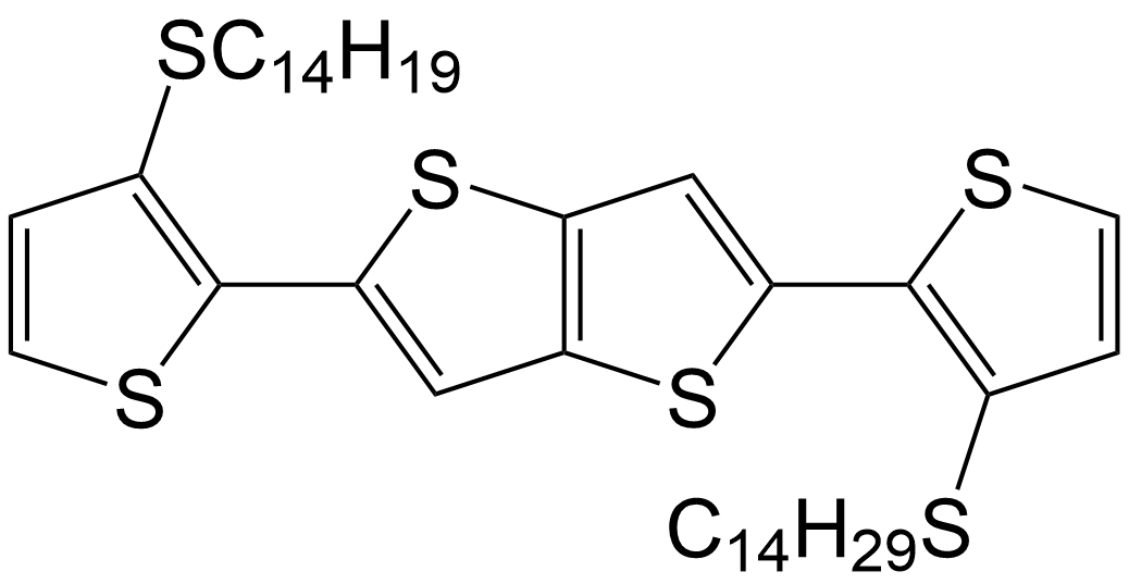 2,5-双(3-十六烷基硫代噻吩-2-基)噻吩并[3,2-b]噻吩